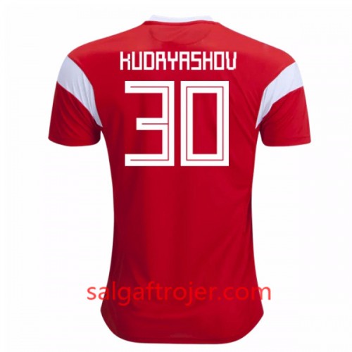 Rusland Fodboldtrøjer Kudryashov 30 Hjemmebanesæt VM 2018 Rusland Fodboldtrøjer Kudryashov 30 Hjemmebanesæt VM 2018